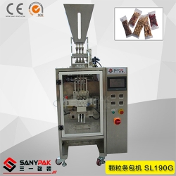 Granular stick packing machine